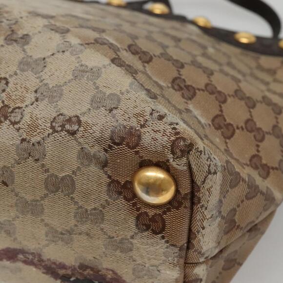 GUCCI GG Crystal Tote Bag Beige - Picture 13 of 16